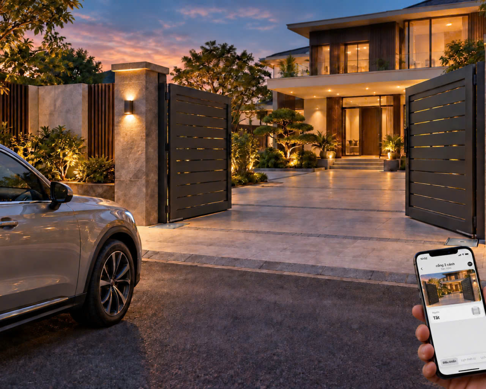 Cổng tự động HD SMART: Giải pháp tiện nghi cho nhà hiện đại