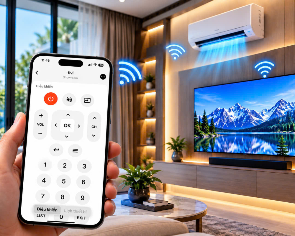 ĐIỀU KHIỂN TIVI, ĐIỀU HÒA