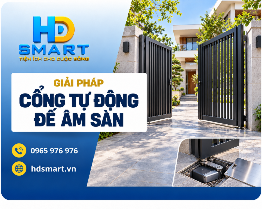 Cổng tự động HD SMART: Giải pháp tiện nghi cho nhà hiện đại