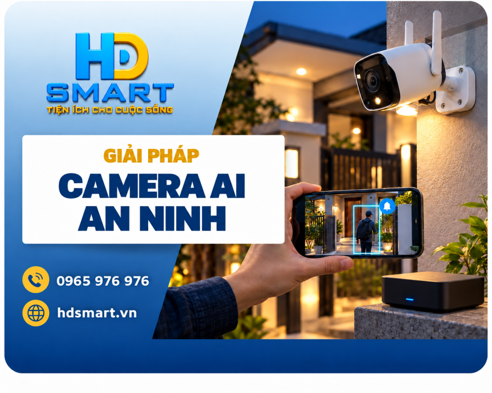 Camera  AI an ninh HD SMART: Giám sát và cảnh báo tại nhà