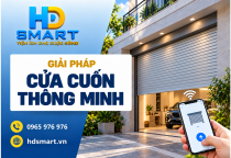 Cửa cuốn thông minh HD SMART: Điều khiển thuận tiện từ xa