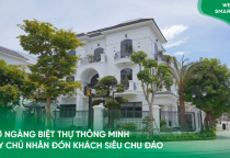 Ngỡ ngàng biệt thự thông minh Thanh Hóa thay chủ nhân đón khách cực chu đáo