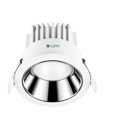 Đèn Downlight 10W, lỗ khoét 75, 80D, chóa crom đen, Tunable white