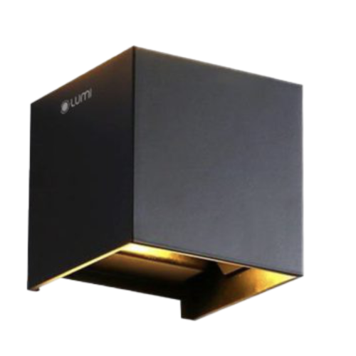 Đèn gắn tường ngoài trời hình vuông 2*6w