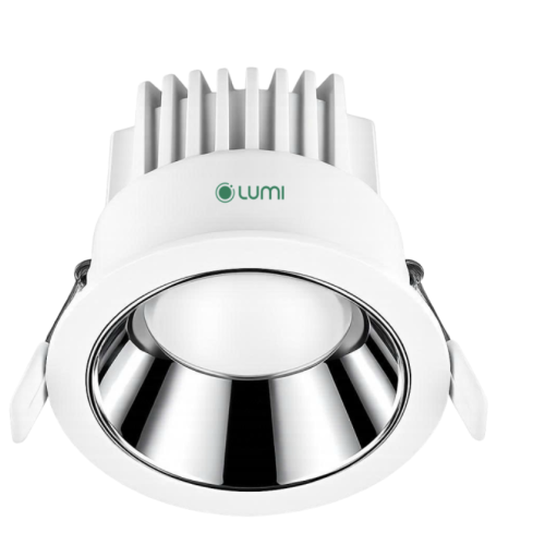 Đèn Downlight 10W, lỗ khoét 75, 80D, chóa crom đen, Tunable white