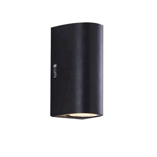 Đèn gắn tường ngoài trời bán nguyệt 2* 5w