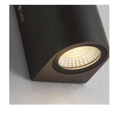 Đèn gắn tường ngoài trời bán nguyệt 2*5w
