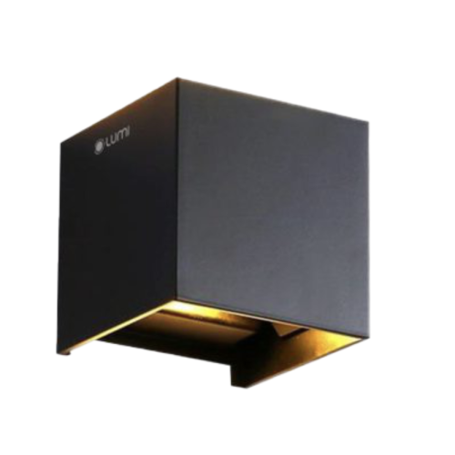 Đèn gắn tường ngoài trời hình vuông 2*6w